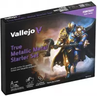 Ilustracja produktu Vallejo: 77.272 - True Metallic Metal - Starter Set